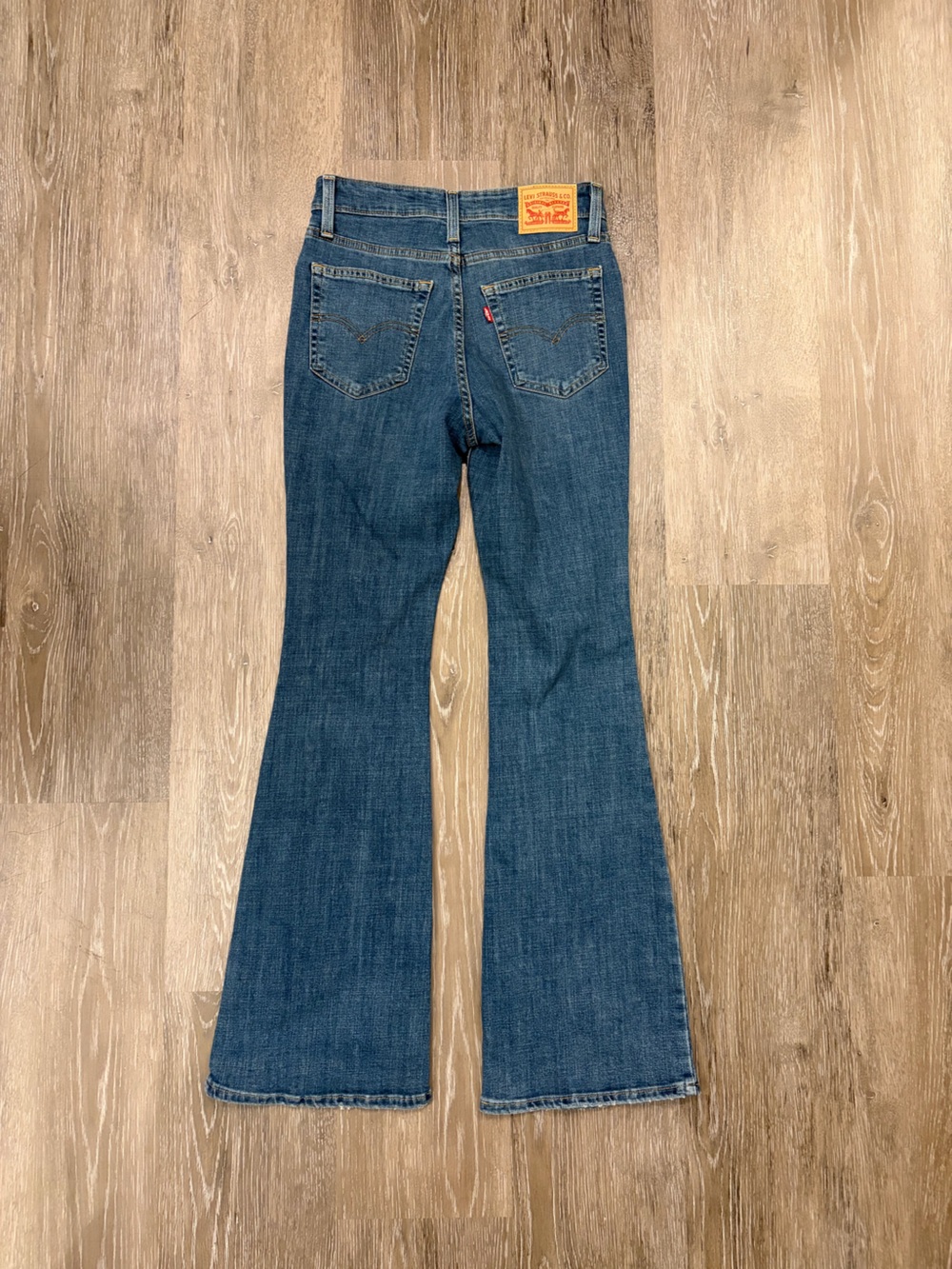 Levi's Women's Medium Blue Flare Jeans